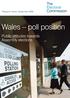 Research report, September Wales poll position. Public attitudes towards Assembly elections