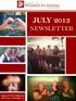JULY 2013 NEWSLETTER. Austin A.W.M. Publication JULY 2013/VOLUME 121