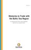 Obstacles to Trade with the Baltic Sea Region