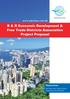 B & R Economic Development & Free Trade Districts Association Project Proposal