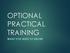 OPTIONAL PRACTICAL TRAINING WHAT YOU NEED TO KNOW!