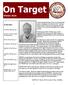 On Target. Winter MCRGO Chair & President Glen Griffith. In this issue...