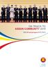 ON TRACK TO ASEAN COMMUNITY ASEAN annual report one vision one identity one community