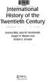 International History of the Twentieth Century