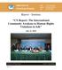 Report - Seminar. UN Report: The International Community Awakens to Human Rights Violations in IoK INSTITUTE OF STRATEGIC STUDIES.
