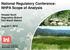 National Regulatory Conference: NHPA Scope of Analysis