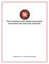 The Constitution of the Student Government Association of the University of Houston