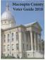 Macoupin County Voter Guide 2018