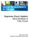 Supreme Court Update Steve McAllister & Toby Crouse