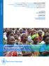 Assistance to displaced populations in the Pool Department Standard Project Report 2017