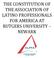 THE CONSTITUTION OF THE ASSOCIATION OF LATINO PROFESSIONALS FOR AMERICA AT RUTGERS UNIVERSITY NEWARK