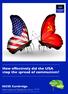 How effectively did the USA stop the spread of communism?