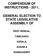 COMPENDIUM OF INSTRUCTIONS , GENERAL ELECTION TO STATE LEGISLATIVE ASSEMBLY OF