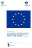 From comprehensive approach to comprehensive action: enhancing the effectiveness of the EU's contribution to peace and security In association with: