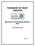 TOWNSHIP OF WEST LINCOLN