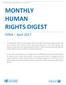 MONTHLY HUMAN RIGHTS DIGEST