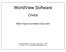 WorldView Software. Civics. West Virginia Correlation Document